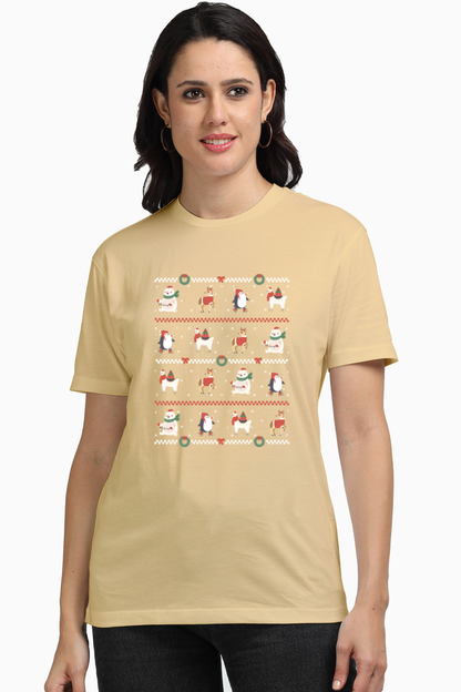 Ugly Sweater Animals Supima T-Shirt