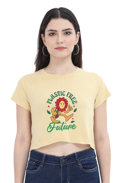 Plastic Free Flower Crop Top