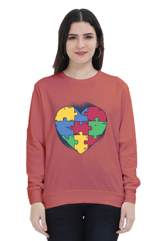 Autism Heart Puzzle Sweatshirt