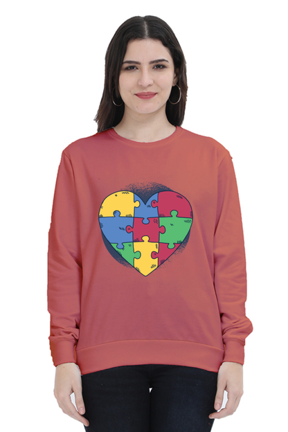 Autism Heart Puzzle Sweatshirt