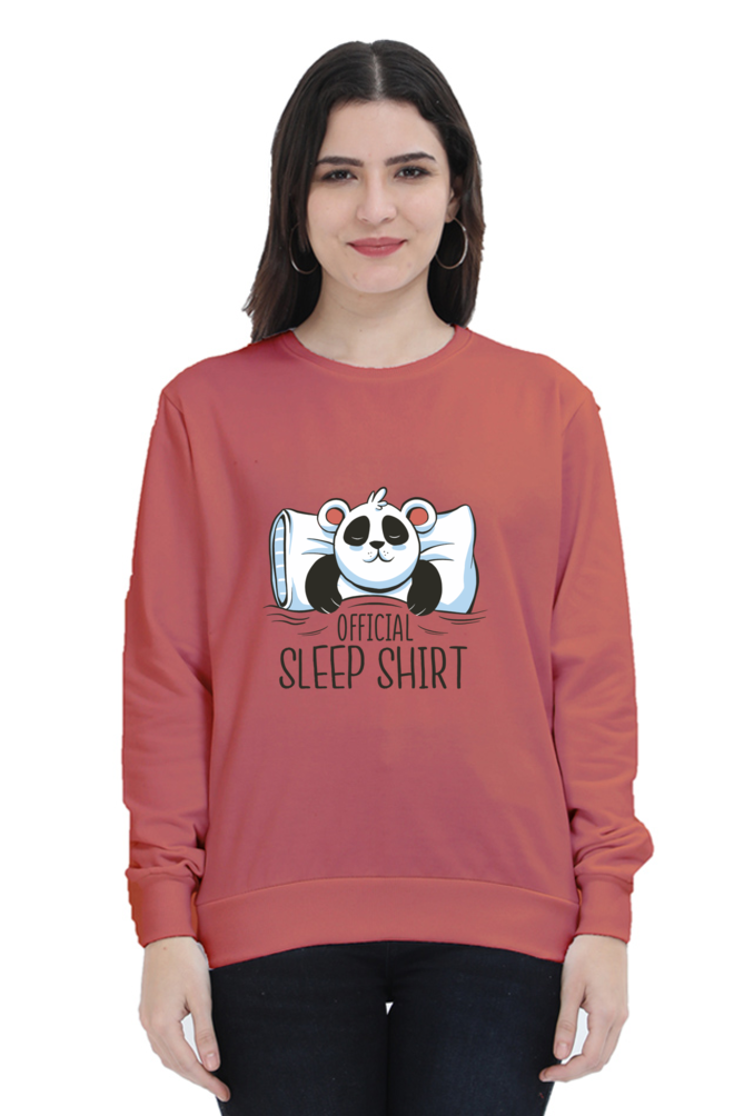 Panda Sleep Hooded Sweat Shirt