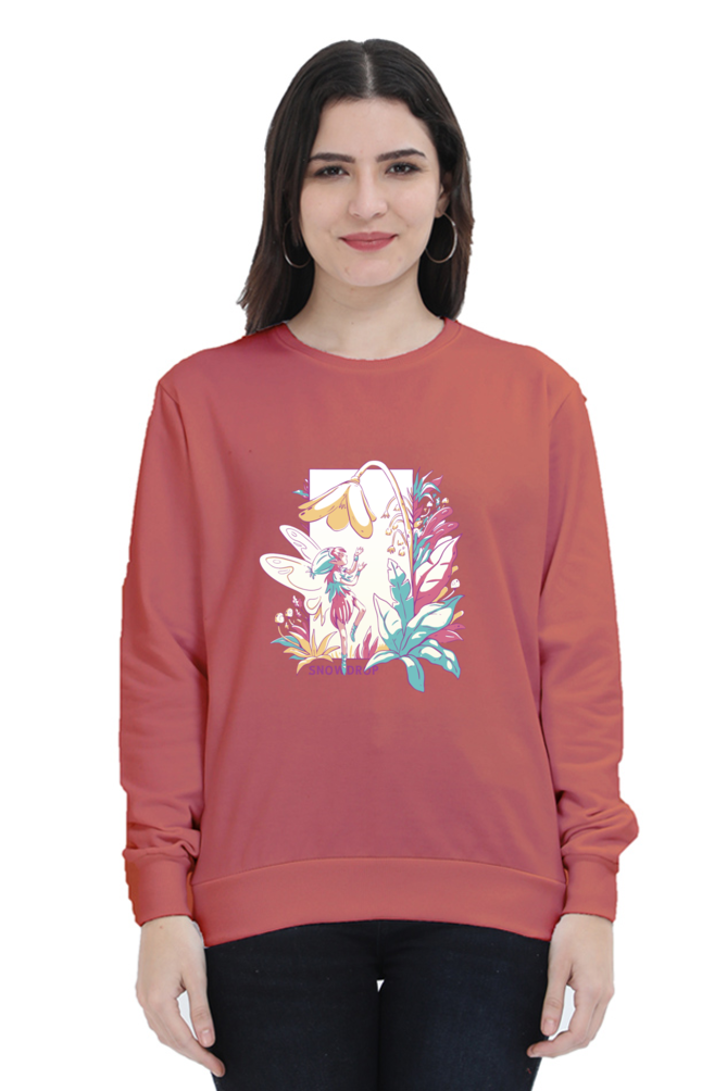 Small Fairy With Flowers Sweatshirt