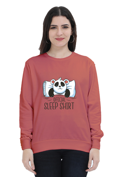 Panda Sleep Hooded Sweat Shirt