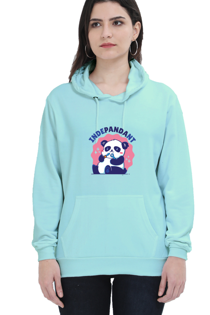 Indepandant Panda Hooded Sweat Shirt