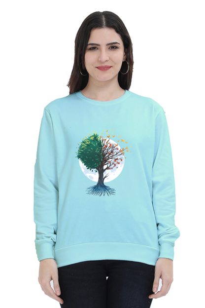 Tree Of Butterflies Autumn Sweatshirt
