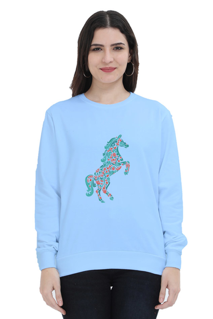 Floral Horse Sweatshirts