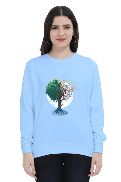 Tree Of Butterflies Autumn Sweatshirt