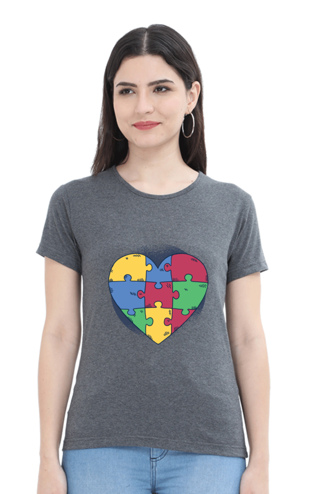 Autism Heart Puzzle T-Shirt