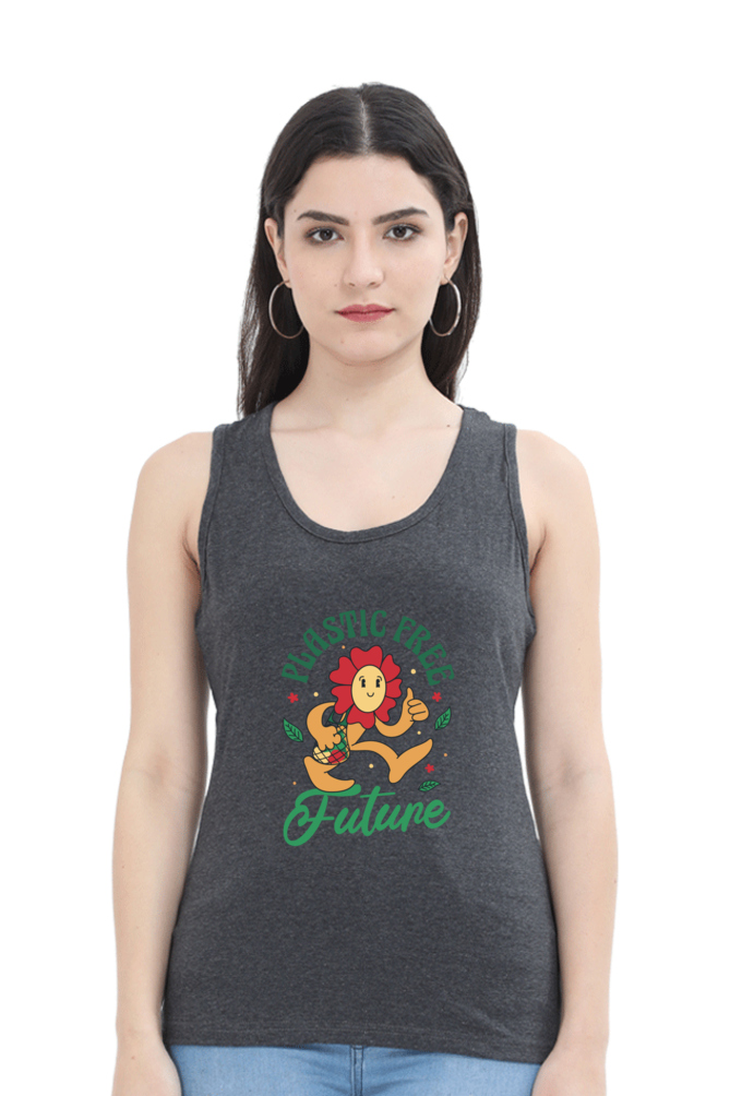 Plastic Free Flower Tank Top