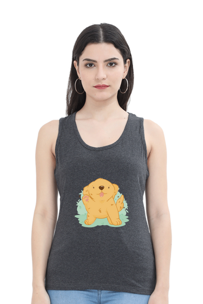 Golden Kawaii Tank Top