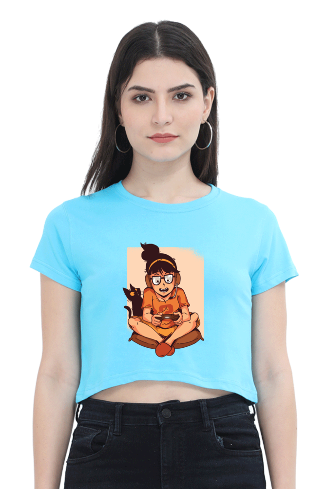 Gamer Girl Crop Top