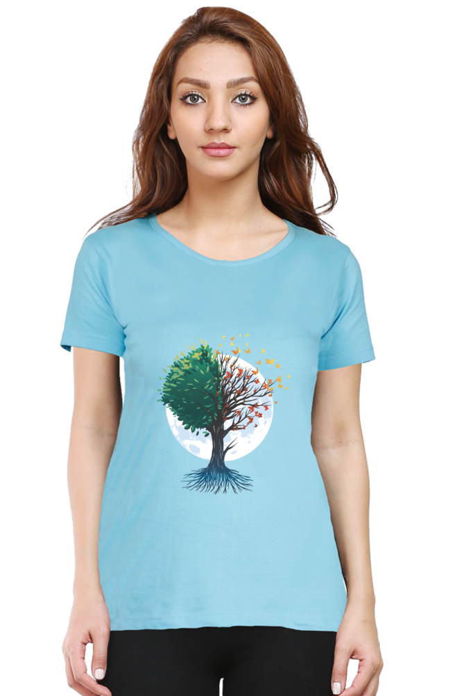 Tree Of Butterflies Autumn T-Shirt