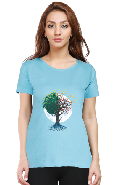 Tree Of Butterflies Autumn T-Shirt