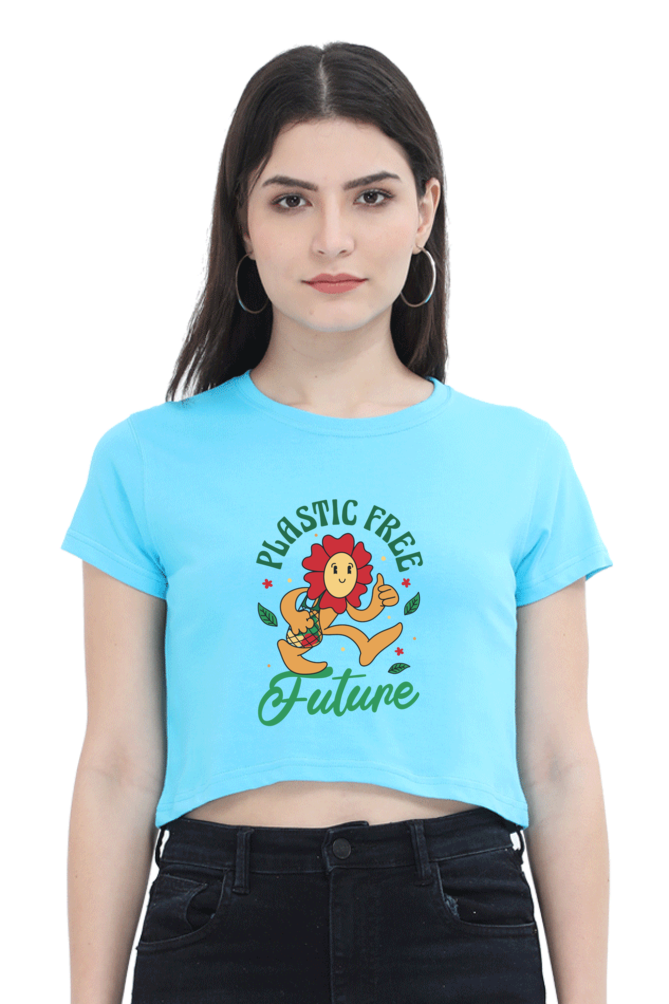 Plastic Free Flower Crop Top