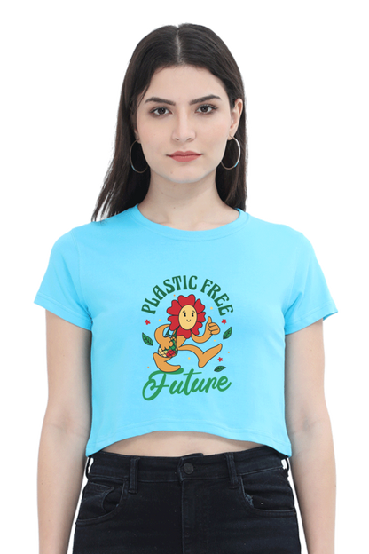 Plastic Free Flower Crop Top