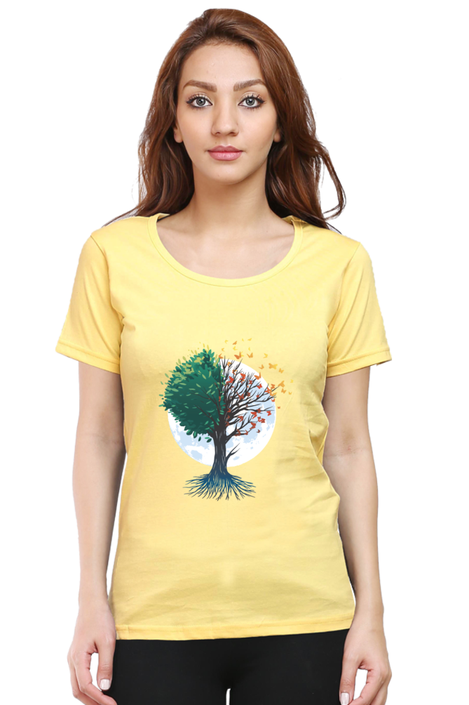 Tree Of Butterflies Autumn T-Shirt