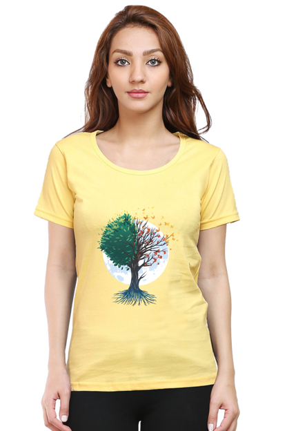 Tree Of Butterflies Autumn T-Shirt