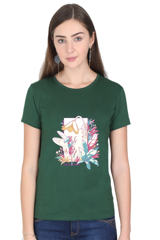 Small Fairy With Flowers T-Shirt