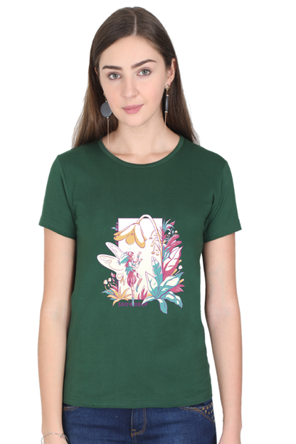Small Fairy With Flowers T-Shirt