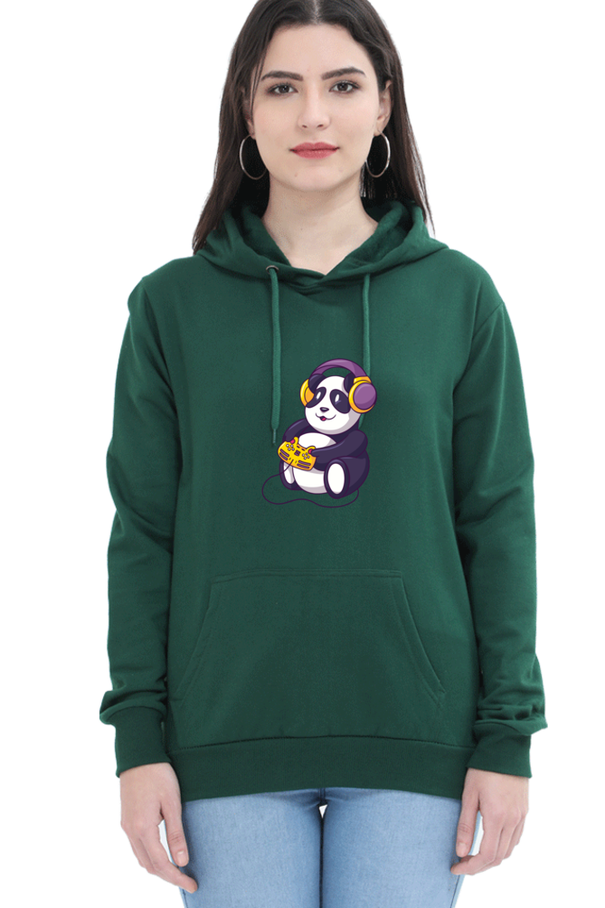 Gamer Panda Hooded Sweat Shirt