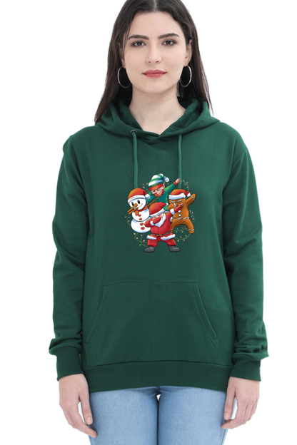 Santa Friends Hooded Sweat Shirt