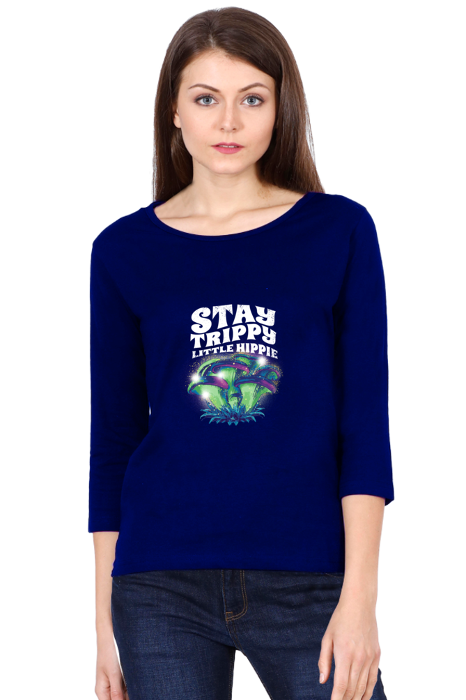 Magic Mushrooms Fantasy Round Neck Full Sleeve