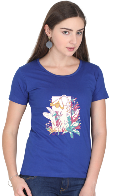 Small Fairy With Flowers T-Shirt