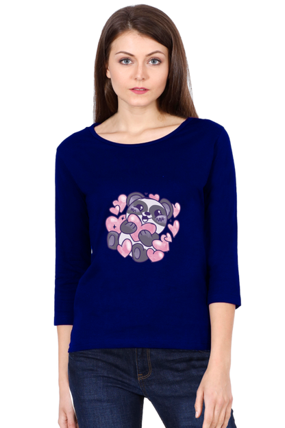 Panda Love Round Neck Full Sleeve