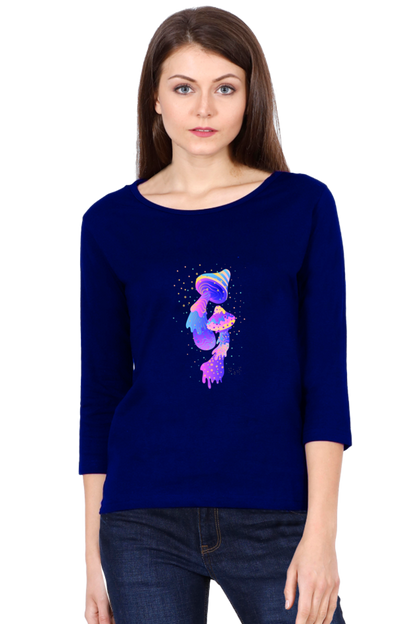 Psychedelics Mushroom Round Neck Full Sleeve
