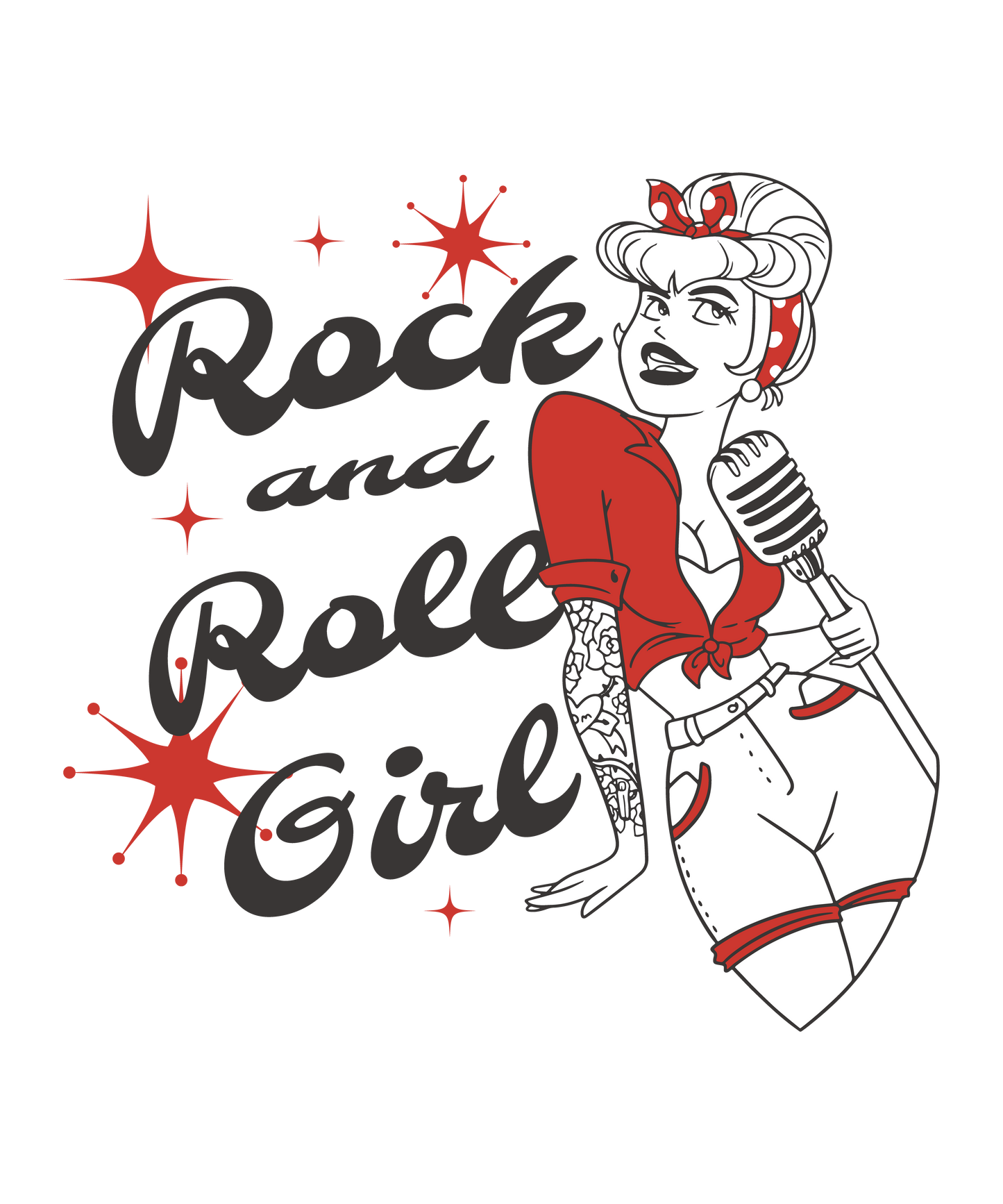 Rock and Roll girl T-Shirt